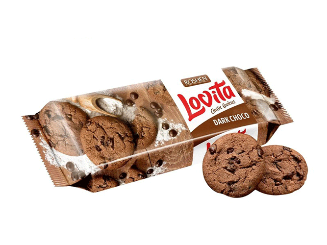 کوکی شکلات تلخ لویتا روشن ROSHEN