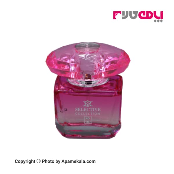 ادکلن سلکتیو کد 107 مدل ورساچه کریستال برایت Selective Versace Bright Crystal For Women Eau de Parfume