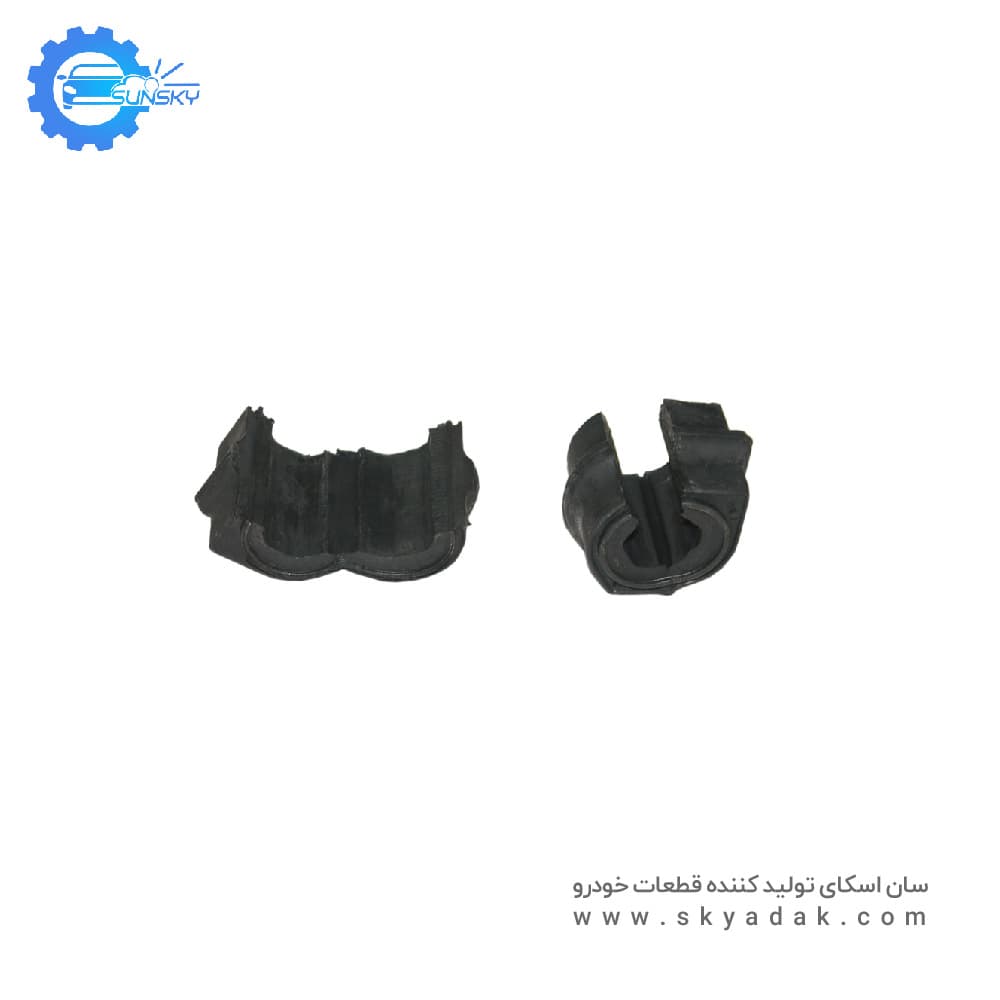 پایه لاستیکی چاکدار میل موجگیر پژو 206 SUNSKY