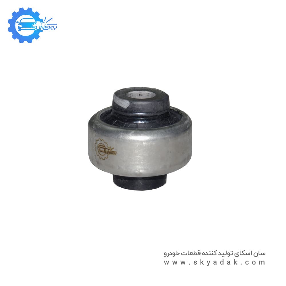 بوش لاستیکی عقب بازویی مثلثی پژو 206 تیپ 5 (طبق مثلثی کوتاه) SUNSKY