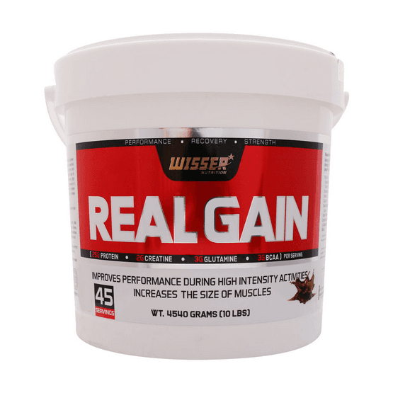 پودر رئال گین ویثر 4540 گرم شکلاتی Wisser Real Gain Powder 4540 g