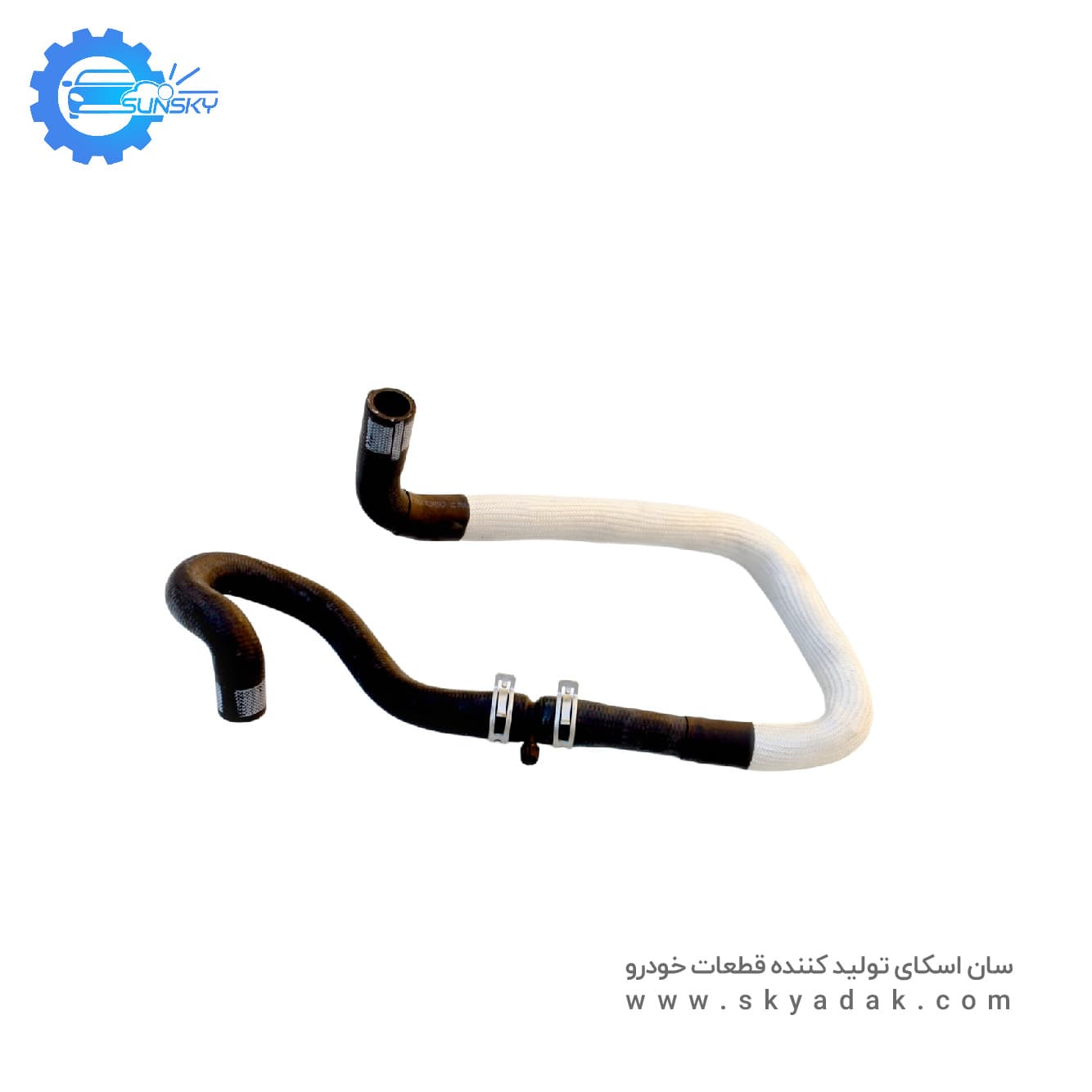 شیلنگ خروجی آب رادیاتور بخاری 405 SUNSKY EPDM R3