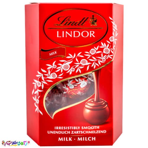 شکلات لینت لیندور قرمز پاکتی 200 گرم LINDOR