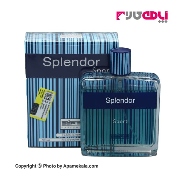 ادکلن اسپلندور آبی مردانه 100ml Splendor blue — تصویر ۲