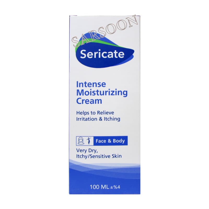 کرم مرطوب کننده قوی سری کیت مناسب پوست خیلی خشک، حساس و خارش دار Sericate Intense Moisturizing Cream 100 ml