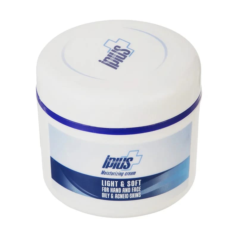 کرم مرطوب کننده دست و صورت آی پلاس مدل Light and Soft حجم 150 گرم — تصویر ۲