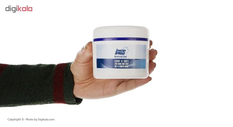 کرم مرطوب کننده دست و صورت آی پلاس مدل Light and Soft حجم 150 گرم — تصویر ۳