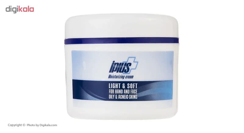 کرم مرطوب کننده دست و صورت آی پلاس مدل Light and Soft حجم 150 گرم — تصویر ۵