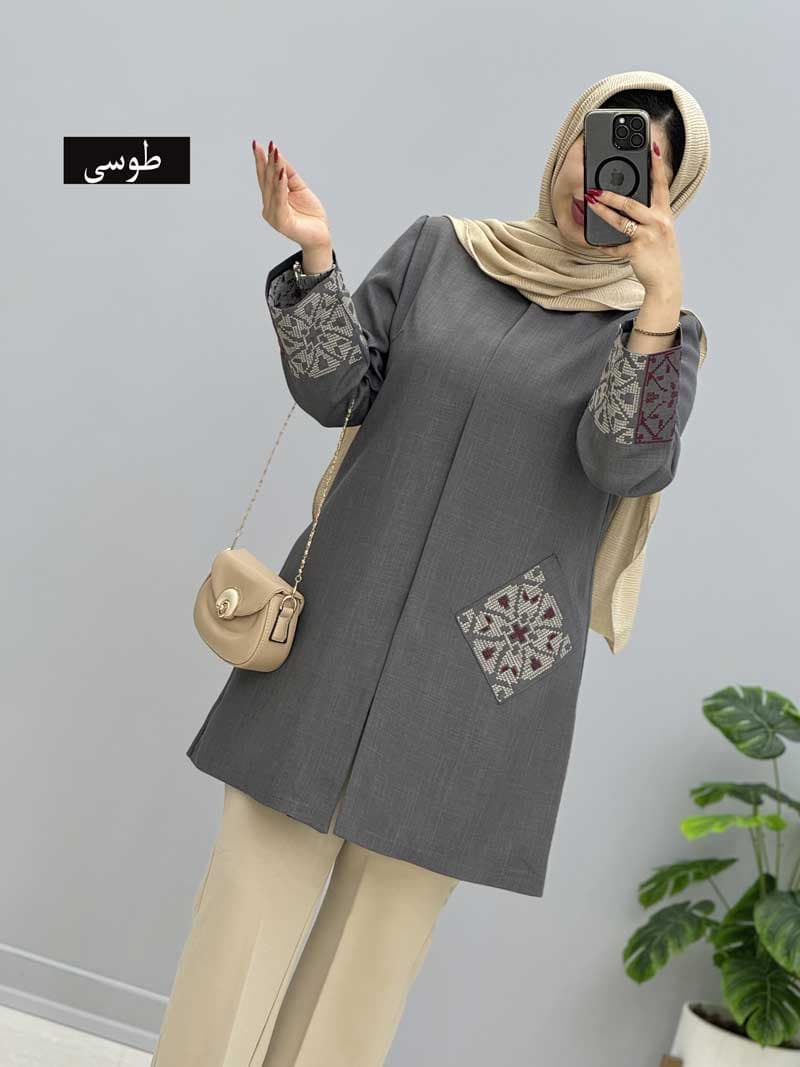 مانتو مزونی مانیسا کد 227583 — تصویر ۶