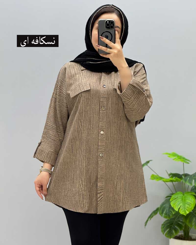 شومیز مانتویی شانتون آلا کد 957250