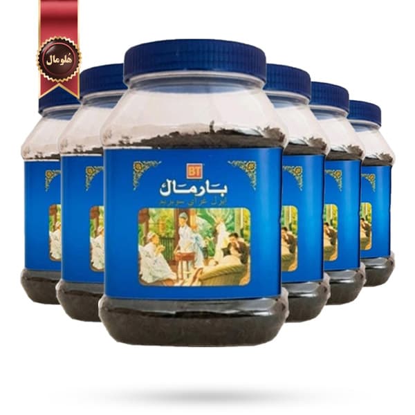 6 عدد چای بارمال Bharmal مدل ارل گری باشکوه Majestic Earl Grey وزن 200 گرم (اورجینال)