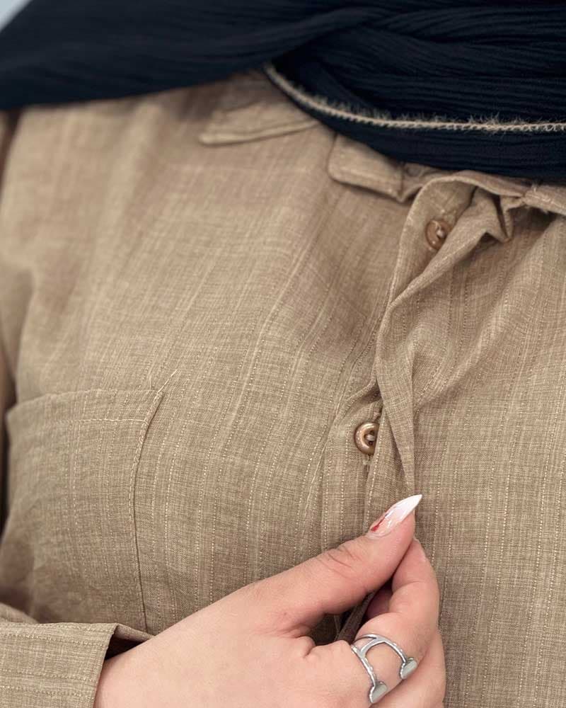 شومیز مانتویی ملیکا کد 329787 — تصویر ۵