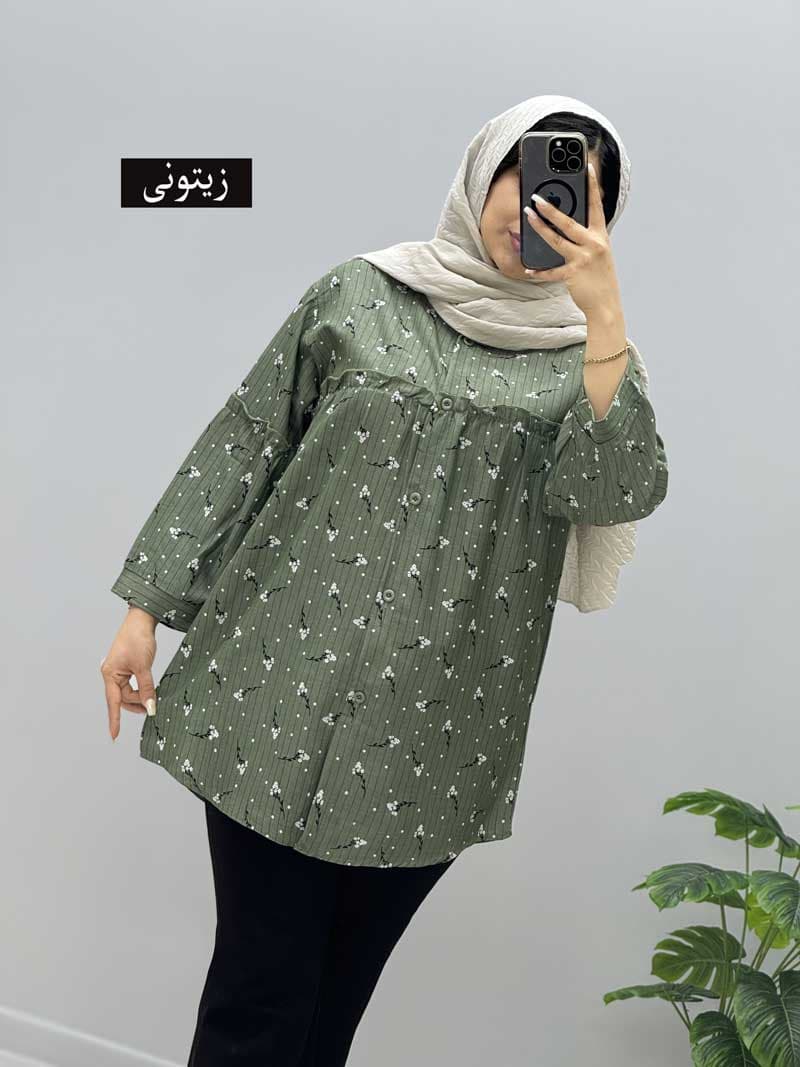 شومیز عروسکی مهیاس کد 10105422 — تصویر ۵