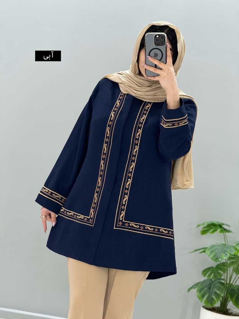 مانتو کتی مزونی پریماه کد 458520 — تصویر ۳