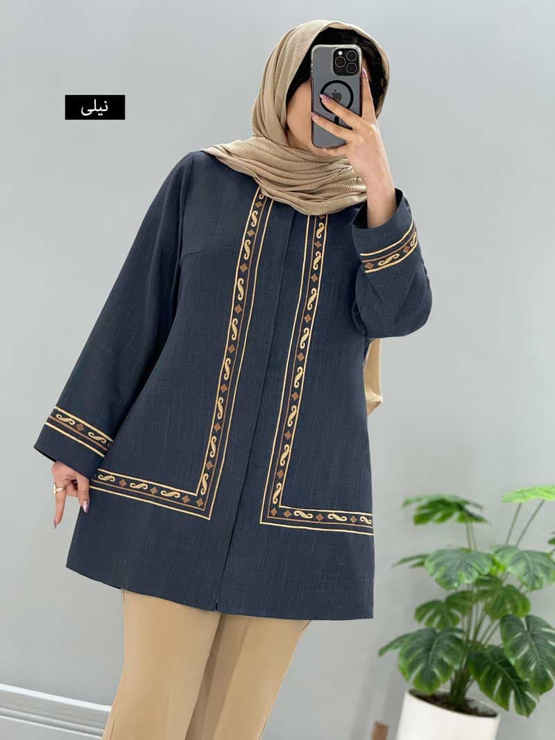 مانتو کتی مزونی پریماه کد 458520 — تصویر ۲