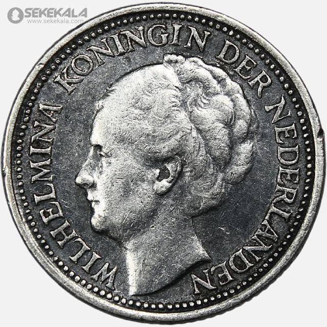 سکه 10 سنت نقره هلند 1939 (ملکه ویلهلمینا)