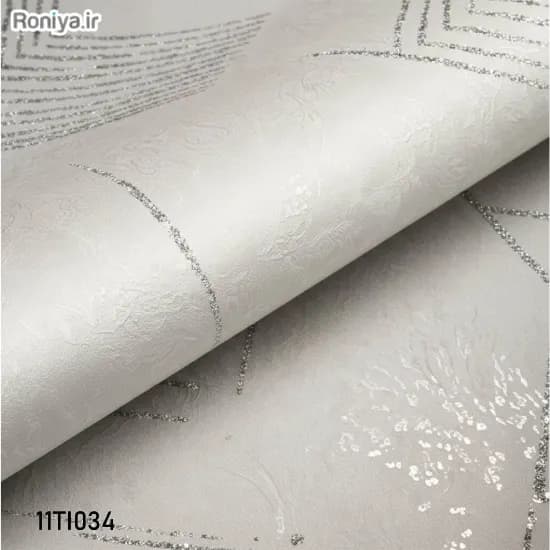 کاغذ دیواری مدرن هندسی شاین دار کد 11TI028 — تصویر ۵