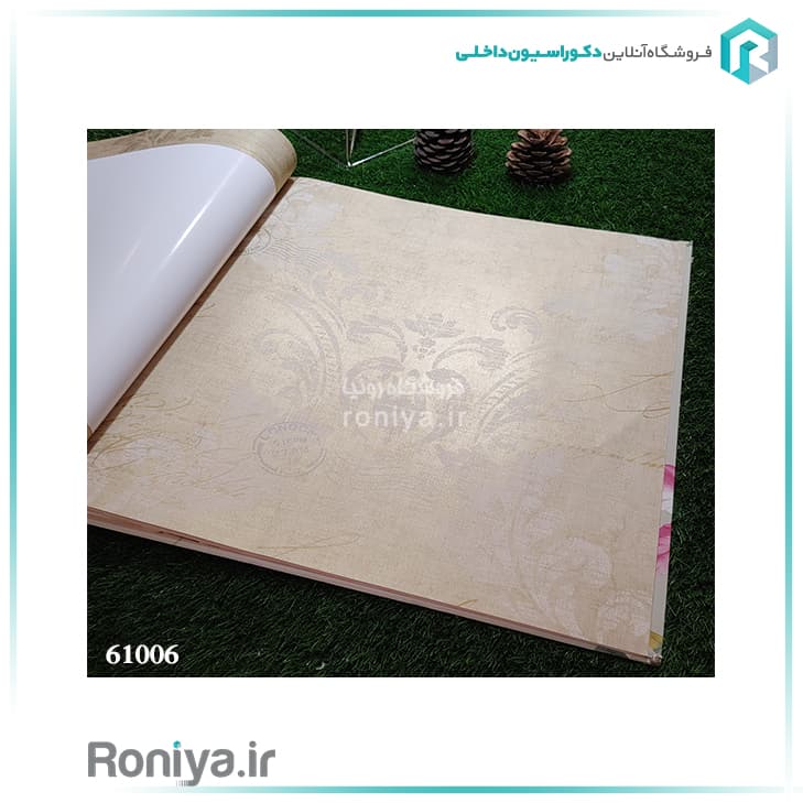 کاغذ دیواری طرح محو خاص روشنCode-61002-61003-61006 — تصویر ۲