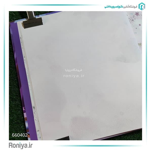 کاغذ دیواری کودک ساده کد660401 — تصویر ۳