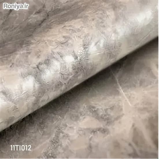 کاغذ دیواری طرح چرم رگه های شاین براق کد 11TI002 — تصویر ۷