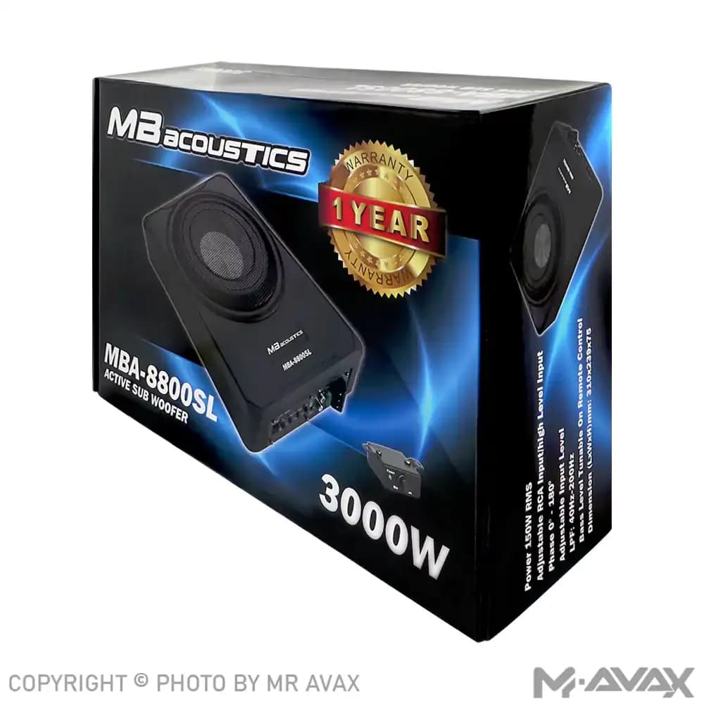 ساب باکس 12 اینچ اکتیو ام بی آکوستیک MBA-8800SL — تصویر ۵