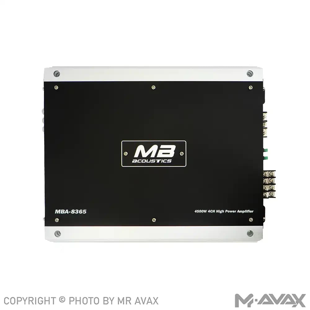 آمپلی فایر 4 کانال ام بی آکوستیک مدل MBA-8365