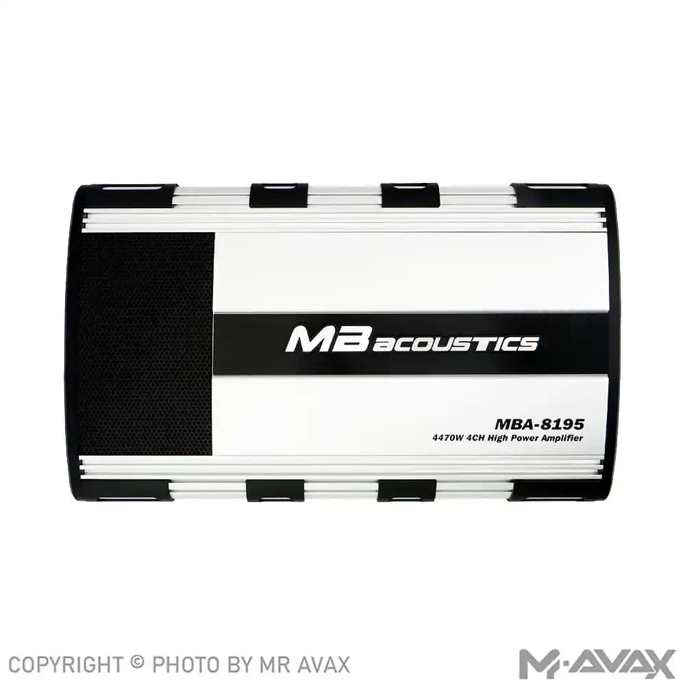 آمپلی فایر 4 کانال ام بی آکوستیک مدل MBA-8195