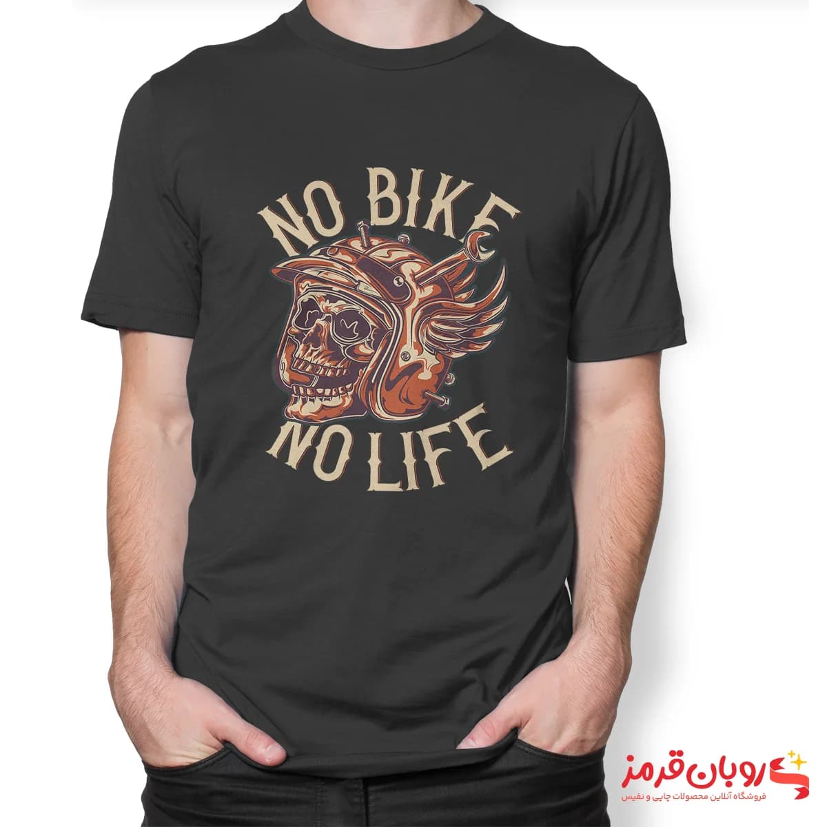 تیشرت کد 014 No bike No life — تصویر ۲