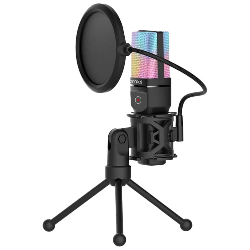 میکروفون رومیزی کندانسور Yanmai SF-777W RGB