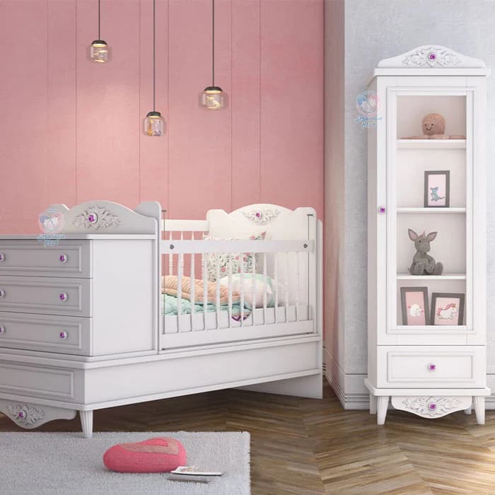 تخت نوزاد نوجوان بامبینو bambino نیو رز new rose — تصویر ۳