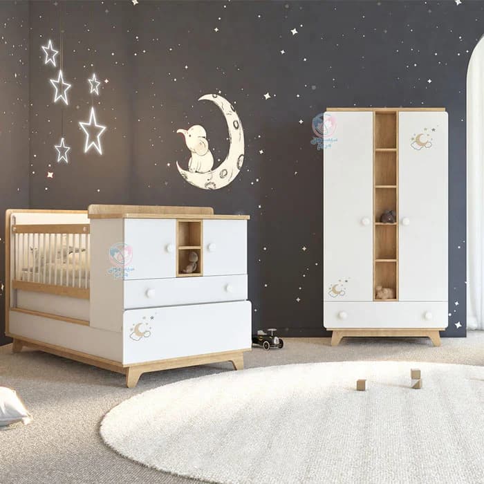تخت نوزاد نوجوان بامبینو Bambino مون استار Moon Star — تصویر ۲