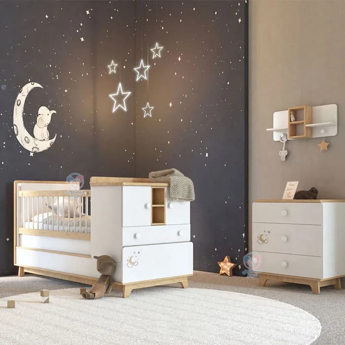 تخت نوزاد نوجوان بامبینو Bambino مون استار Moon Star — تصویر ۳