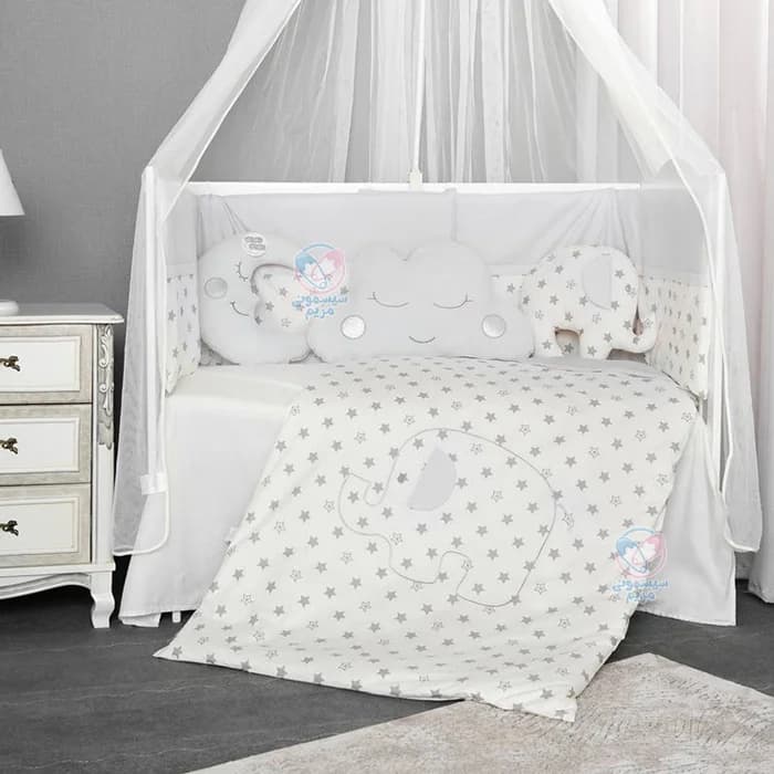 سرویس خواب ۸ تیکه شو بیبی Show Baby فیل و ستاره 4117 — تصویر ۳