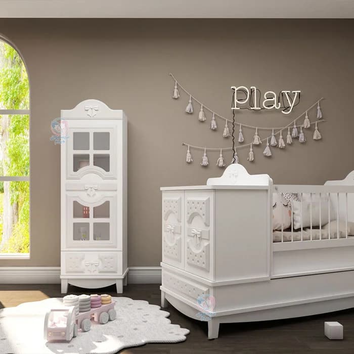 تخت نوزاد نوجوان بامبینو Bambino پاپیون Papion — تصویر ۳