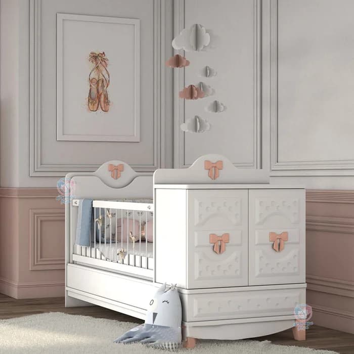 تخت نوزاد نوجوان بامبینو Bambino پاپیون Papion — تصویر ۴