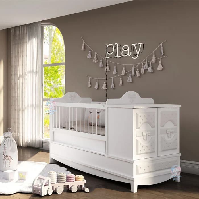 تخت نوزاد نوجوان بامبینو Bambino پاپیون Papion — تصویر ۲