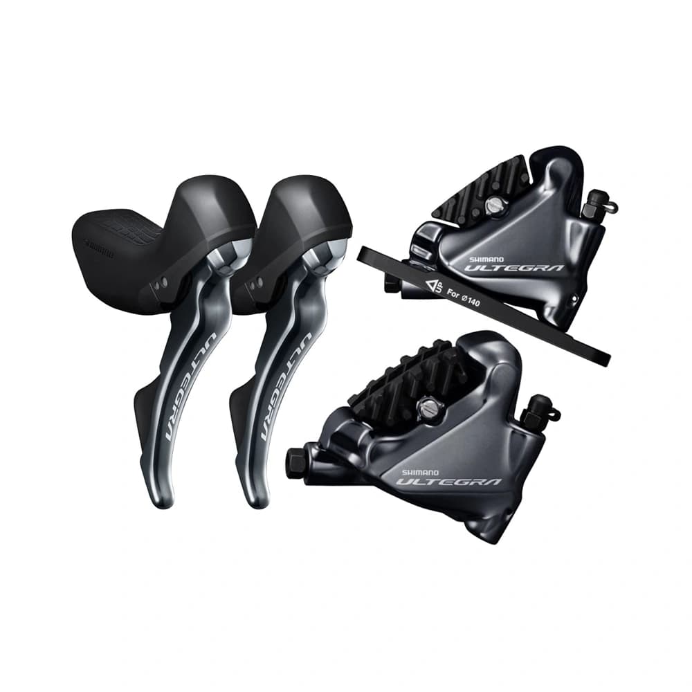 ست ترمز هیدرولیک دوچرخه شیمانو مدل SHIMANO ULTEGRA ST-R8020 BR-8070 1000-1700MM