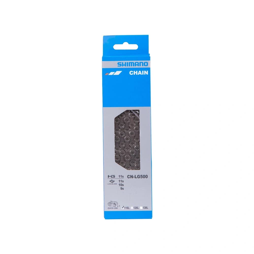 زنجیر دوچرخه شیمانو مدل SHIMANO CN-LG500 9/10/11sp 116L