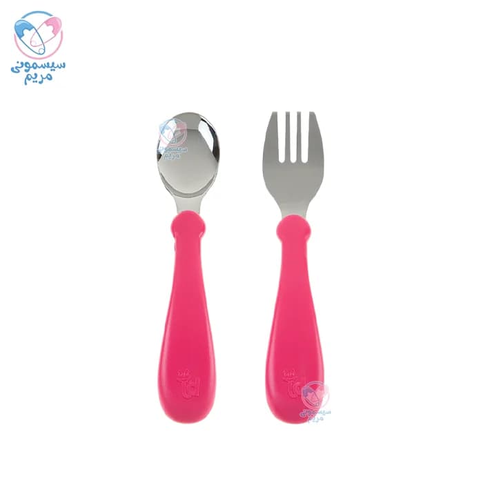 قاشق و چنگال استیل بیبی جم Baby jem — تصویر ۵