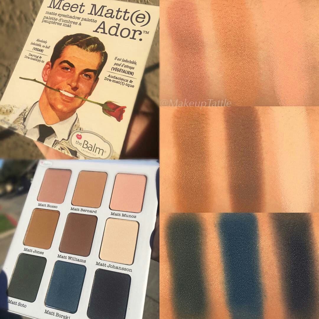 پالت سایه چشم مات 9 رنگ دبالم مدل MEET MATT(e) ADOR — تصویر ۴