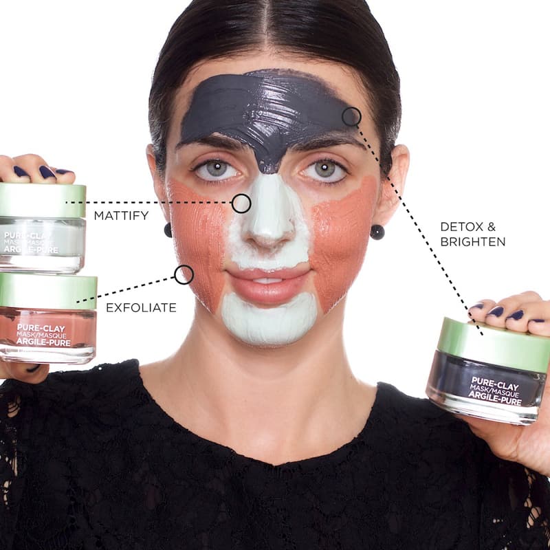 ماسک خاک رس سم زدا و روشن کننده پوست لورال مدل Pure Clay حجم 50 میل — تصویر ۳