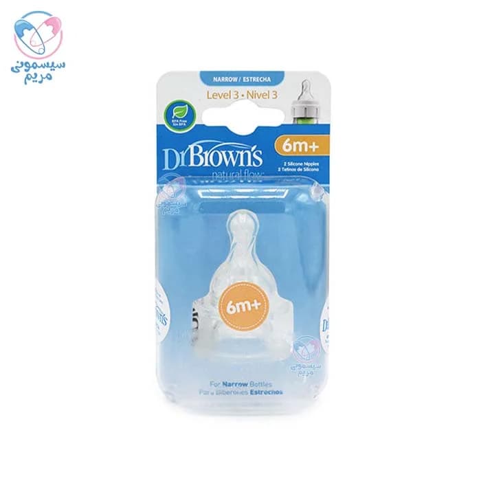 سر شیشه لاغر پلیمری دکتر براون Dr. Brown’s — تصویر ۴
