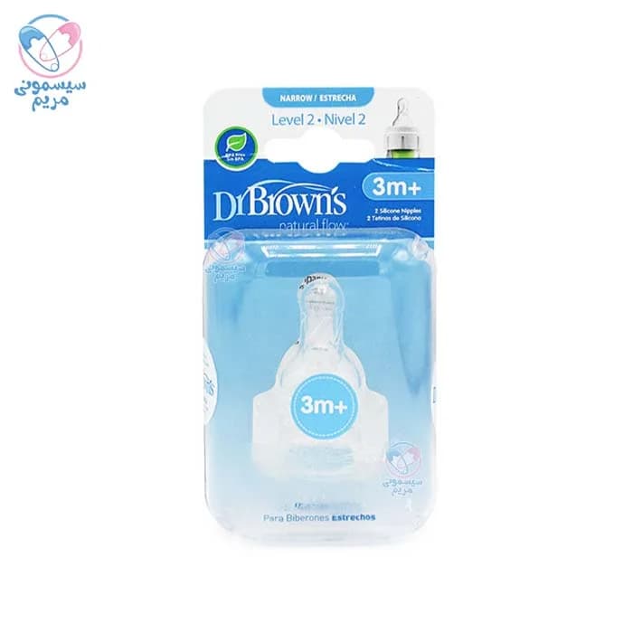 سر شیشه لاغر پلیمری دکتر براون Dr. Brown’s — تصویر ۳