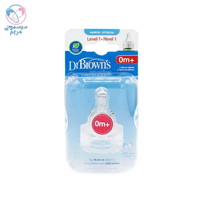 سر شیشه لاغر پلیمری دکتر براون Dr. Brown’s — تصویر ۲
