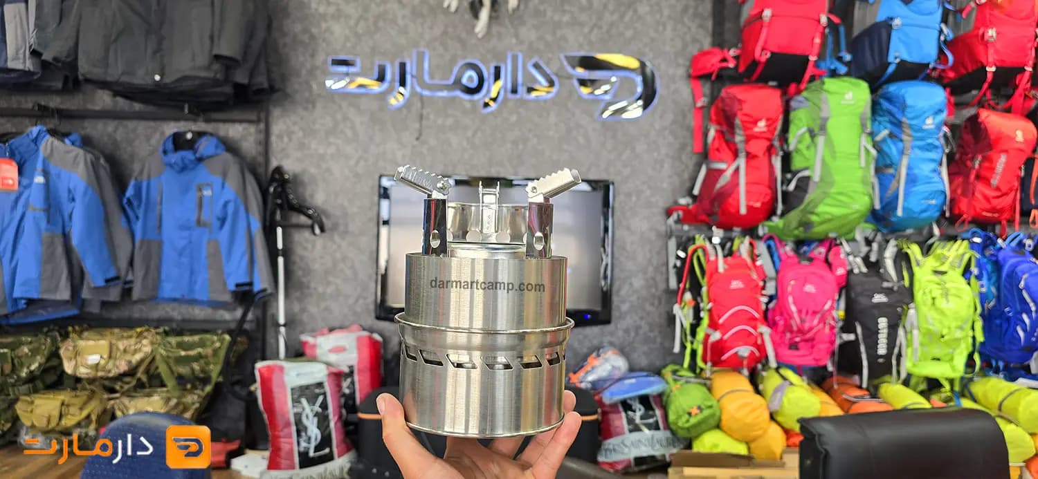 فایر باکس ، اجاق چوبی استیل بدون دود کوچک — تصویر ۷