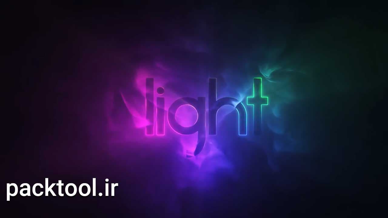دانلود پروژه آماده لوگوی نور افتر افکت Light logo