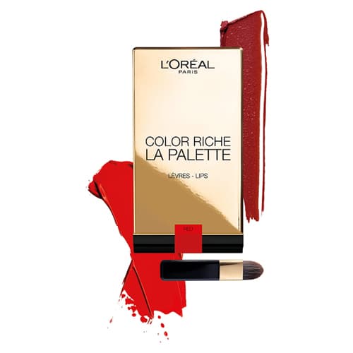 پالت رژ لب شش رنگ لورال مدل Color Riche La Palette