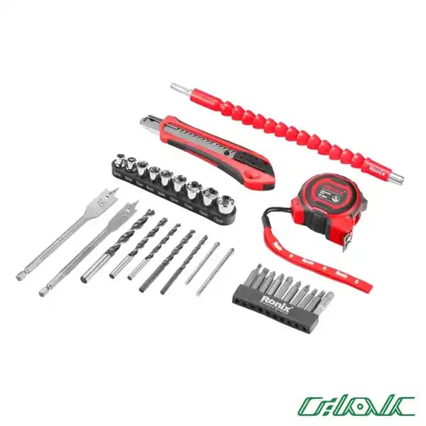 کیت دریل شارژی رونیکس مدل RS-8013 (35 پارچه) — تصویر ۲