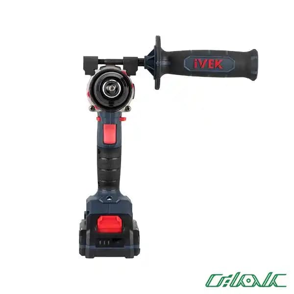 دریل شارژی چکشی 20 ولت (براشلس) ایوک K-7220v — تصویر ۳