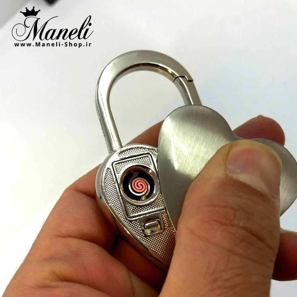 فندک شارژی المنتی قلب — تصویر ۳